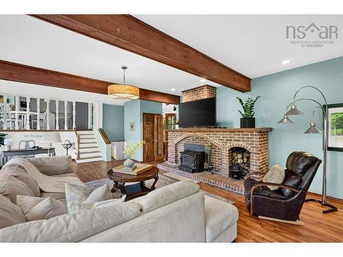 32 Halfway Lake Drive, Hammonds Plains, NS - Indoor Photo Showing Living Room With Fireplace