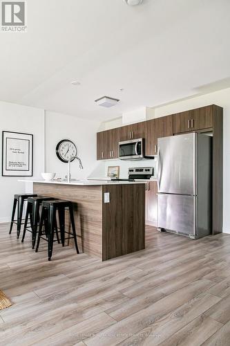 206 - 455 Charleton Avenue E, Hamilton, ON - Indoor Photo Showing Kitchen