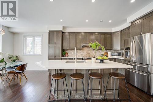 558 Bartleman Terrace, Milton, ON - Indoor Photo Showing Kitchen With Stainless Steel Kitchen With Upgraded Kitchen