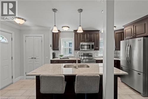 380 Thayer Avenue, Hamilton, ON - Indoor Photo Showing Kitchen With Double Sink With Upgraded Kitchen
