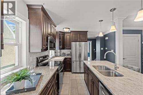 380 Thayer Avenue, Hamilton, ON - Indoor Photo Showing Kitchen With Double Sink With Upgraded Kitchen