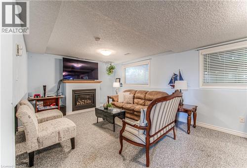 82 Roseneath Crescent, Kitchener, ON - Indoor Photo Showing Living Room With Fireplace