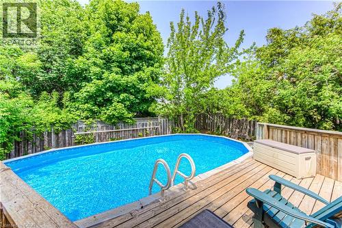 82 Roseneath Crescent, Kitchener, ON - Outdoor With Above Ground Pool
