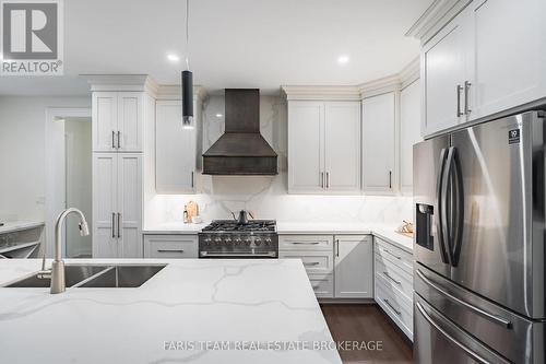 34 Oakwood Avenue, Tiny, ON - Indoor Photo Showing Kitchen With Double Sink With Upgraded Kitchen