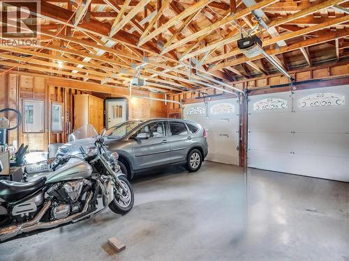 5725 Taghum Frontage Road, Taghum, BC - Indoor Photo Showing Garage