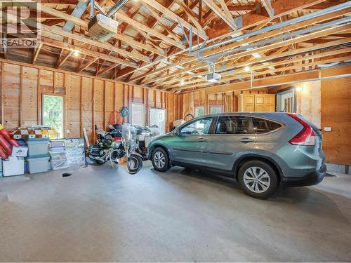 5725 Taghum Frontage Road, Taghum, BC - Indoor Photo Showing Garage