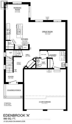 Main floor plan - 34 Harrow Lane, St. Thomas, ON - Other