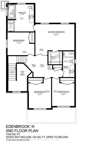 Second floor plan - 34 Harrow Lane, St. Thomas, ON - Other