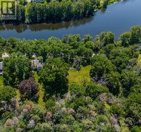 Drone shot with River in foreground - 