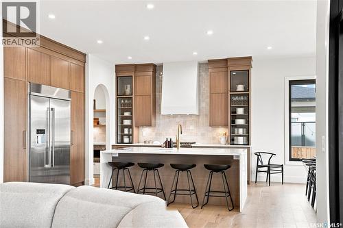 652 Pepper Bend, Saskatoon, SK - Indoor Photo Showing Kitchen With Upgraded Kitchen