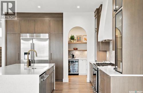 652 Pepper Bend, Saskatoon, SK - Indoor Photo Showing Kitchen With Upgraded Kitchen