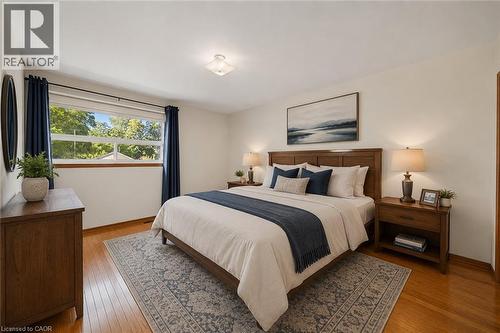 Virtually Staged - 44 Tom Street, Hamilton, ON - Indoor Photo Showing Bedroom