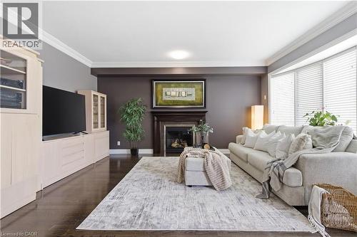 905 Marigold Court, Kitchener, ON - Indoor Photo Showing Living Room With Fireplace
