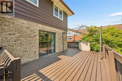 8 Perin Place, Kitchener, ON - Outdoor With Deck Patio Veranda With Exterior