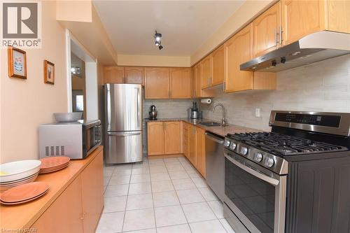 57 Townmansion Drive, Hamilton, ON - Indoor Photo Showing Kitchen With Stainless Steel Kitchen With Double Sink