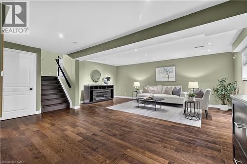26 Welstead Drive, St. Catharines, ON - Indoor Photo Showing Living Room With Fireplace