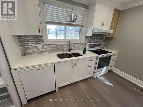 Main- Half - 73 Murray Drive, Aurora, ON - Indoor Photo Showing Kitchen With Double Sink