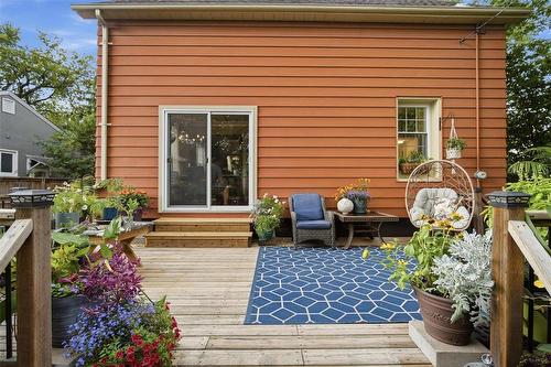 301 Davidson Street, Winnipeg, MB - Outdoor With Deck Patio Veranda With Exterior