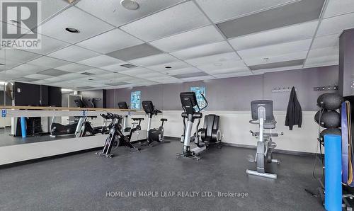 1607 - 1 Rowntree Road, Toronto, ON - Indoor Photo Showing Gym Room