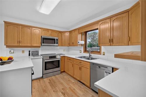73 High Ridge Rd, Winnipeg, MB - Indoor Photo Showing Kitchen With Double Sink