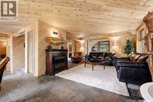 210 Pleasant Avenue, Buena Vista, SK - Indoor With Fireplace