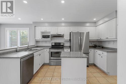 2855 Duncairn Drive, Mississauga, ON - Indoor Photo Showing Kitchen With Double Sink