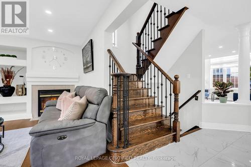 729 Turrell Crescent, Milton, ON - Indoor With Fireplace