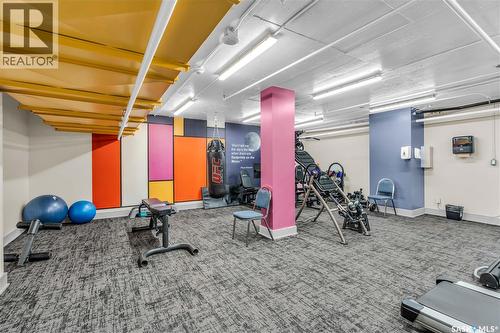 1606 320 5Th Avenue N, Saskatoon, SK - Indoor Photo Showing Gym Room