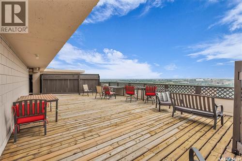 1606 320 5Th Avenue N, Saskatoon, SK - Outdoor With Deck Patio Veranda With Exterior