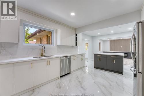 2350 Docherty Drive, Tecumseh, ON - Indoor Photo Showing Kitchen With Double Sink