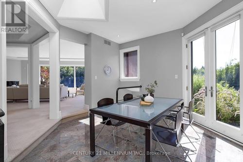 Breakfast Area with Marble Flooring - 9135 Sideroad 24 Side Road, Erin, ON - Indoor Photo Showing Dining Room