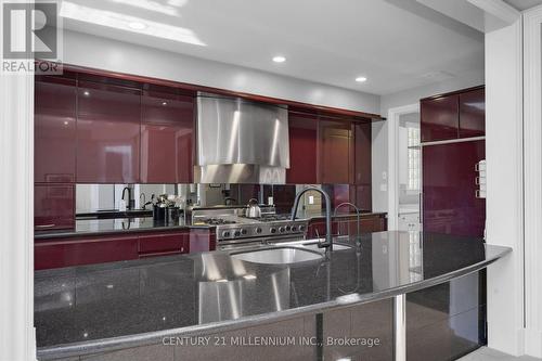 Downsview Custom Kitchen with Marble Floors - 9135 Sideroad 24 Side Road, Erin, ON - Indoor Photo Showing Kitchen