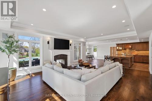 465 Lockmaster Crescent, Ottawa, ON - Indoor Photo Showing Living Room With Fireplace