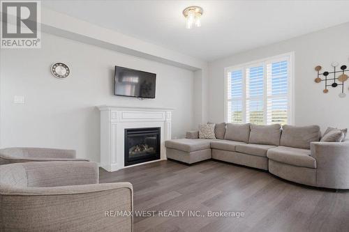 29 Stockell Crescent, Ajax, ON - Indoor Photo Showing Living Room With Fireplace
