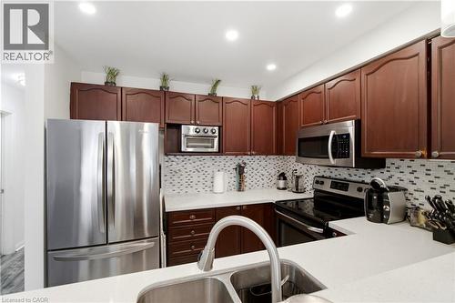 4322 Fairview Street, Burlington, ON - Indoor Photo Showing Kitchen With Stainless Steel Kitchen With Upgraded Kitchen