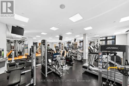 1214 - 78 Harrison Garden Boulevard, Toronto, ON - Indoor Photo Showing Gym Room