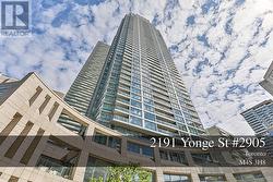 2905 - 2191 YONGE STREET Toronto, ON M4S 3H8