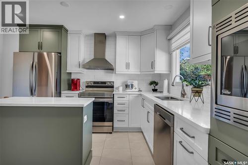 604 King Street, Imperial, SK - Indoor Photo Showing Kitchen With Stainless Steel Kitchen With Double Sink With Upgraded Kitchen