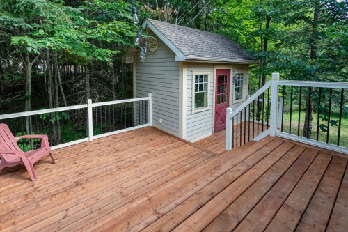 Remise - 490 Ch. Des Genévriers, Shawinigan, QC - Outdoor With Deck Patio Veranda With Exterior