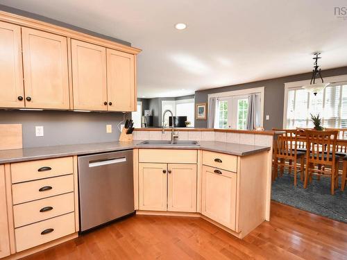 98 Parkside Drive, Valley, NS - Indoor Photo Showing Kitchen With Double Sink