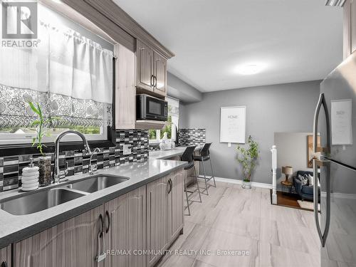 1397 Charles Drive, Burlington, ON - Indoor Photo Showing Kitchen With Double Sink