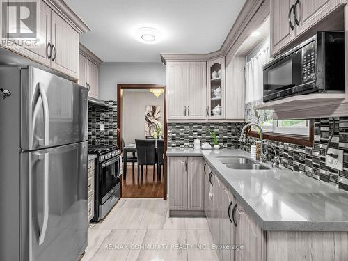 1397 Charles Drive, Burlington, ON - Indoor Photo Showing Kitchen With Double Sink