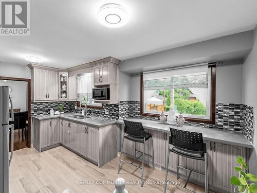 1397 Charles Drive, Burlington, ON - Indoor Photo Showing Kitchen With Double Sink