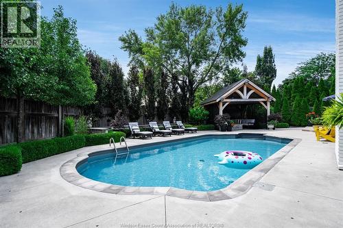 408 Pentilly, Tecumseh, ON - Outdoor With In Ground Pool With Backyard