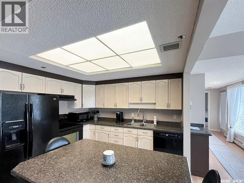 401 505 12Th Street E, Saskatoon, SK - Indoor Photo Showing Kitchen With Double Sink