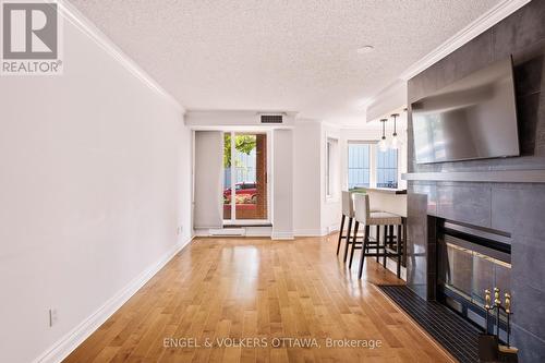 101 - 45 Argyle Avenue, Ottawa, ON - Indoor With Fireplace