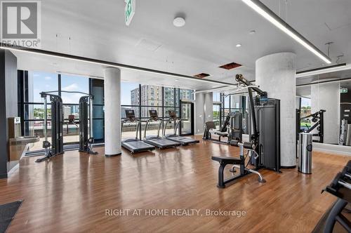 1706 - 39 Mary Street, Barrie, ON - Indoor Photo Showing Gym Room