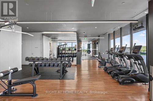 1706 - 39 Mary Street, Barrie, ON - Indoor Photo Showing Gym Room