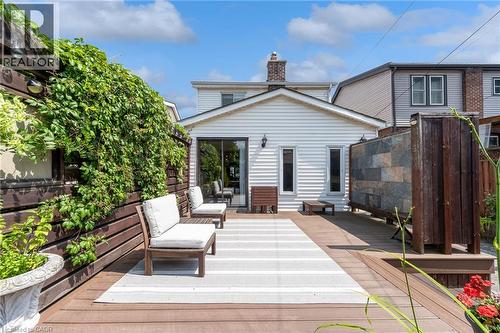 266 London Street S, Hamilton, ON - Outdoor With Deck Patio Veranda With Exterior