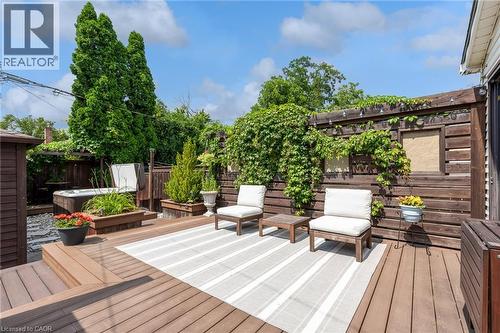 266 London Street S, Hamilton, ON - Outdoor With Deck Patio Veranda